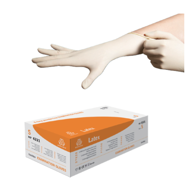 Powder — free Latex Gloves