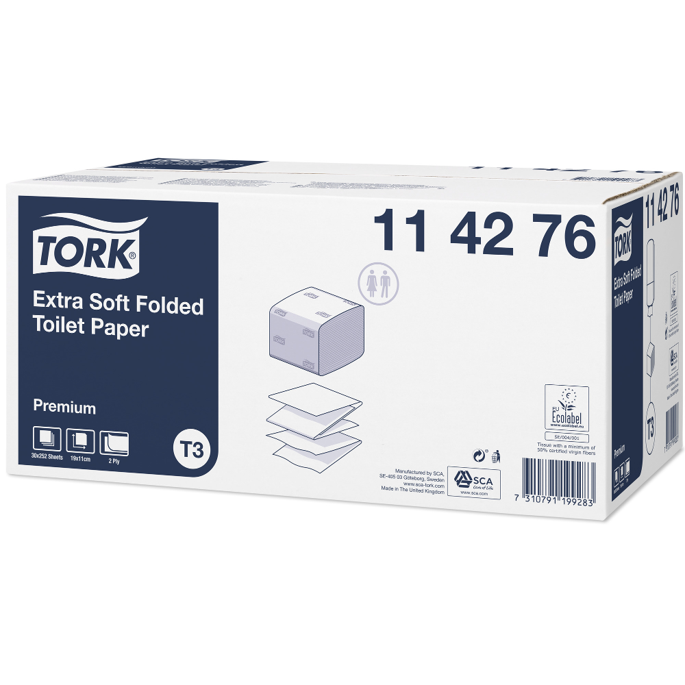 Tork Extra Soft Folded Toilet Paper