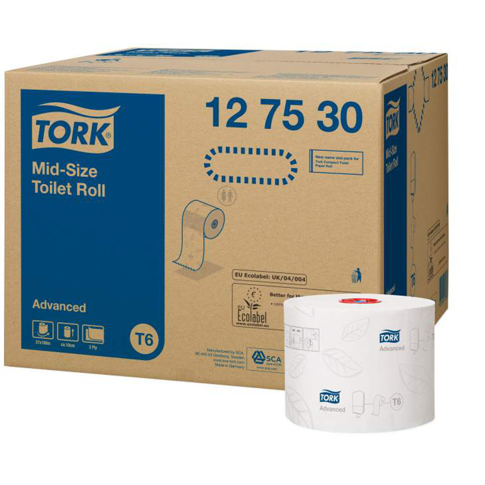 Tork Mid- Size Toilet Roll