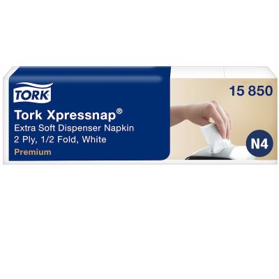 Galda salvetes Tork Xpressnap baltas